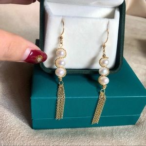 Pearl earrings for women
